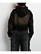 Vitriol Camden Cross Black Wash Crop Hooded Jacket - Thumbnail image 2 of 8
