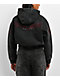 Vitriol Camden Cross Black Wash Faux Fur Crop Hooded Jacket - Thumbnail image 2 of 7