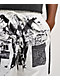 Vitriol Collage Black & White Mesh Shorts - Thumbnail image 5 of 5