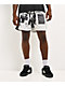 Vitriol Collage Black & White Mesh Shorts - Thumbnail image 1 of 5