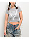 Vitriol Creepin Grey Crop T-Shirt - Thumbnail image 1 of 3