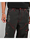 Vitriol Cursed Double Knee Black & Red Canvas Pants - Thumbnail image 3 of 5