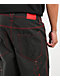 Vitriol Cursed Double Knee Black & Red Canvas Pants - Thumbnail image 4 of 5