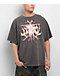 Vitriol Cyber Airbrush Vintage Grey T-Shirt - Thumbnail image 1 of 3