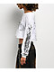 Vitriol Cyber Angst White Long Sleeve Crop T-Shirt - Thumbnail image 4 of 4