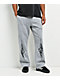Vitriol Cyber Bones Grey Baggy Sweatpants - Thumbnail image 1 of 2