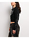 Vitriol Cyber Charm Black Crop Zip Hoodie - Thumbnail image 6 of 7
