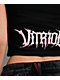 Vitriol Cyber Chrome Black Crop T-Shirt - Thumbnail image 4 of 5