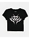 Vitriol Cyber Chrome Black Crop T-Shirt - Thumbnail image 5 of 5