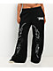 Vitriol Cyber Chrome Black Wide Leg Sweatpants - Thumbnail image 3 of 10