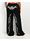 Vitriol Cyber Chrome Black Wide Leg Sweatpants - Thumbnail image 4 of 10