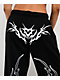 Vitriol Cyber Chrome Black Wide Leg Sweatpants - Thumbnail image 4 of 8