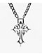 Vitriol Cyber Cross Silver Necklace - Thumbnail image 1 of 3