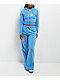 Vitriol Cyber Dragon Blue Crop Zip Hoodie - Thumbnail image 5 of 5