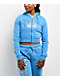 Vitriol Cyber Dragon Blue Crop Zip Hoodie - Thumbnail image 1 of 5