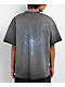 Vitriol Cyber Seraphim Char Grey Wash T-Shirt - Thumbnail image 1 of 4