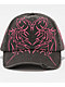 Vitriol Cyberfly Black Strapback Hat - Thumbnail image 3 of 4