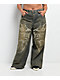 Vitriol Cyberfly Verona Petrol Wash Wide Leg Jeans - Thumbnail image 4 of 14