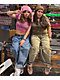 Vitriol Cyberfly Verona Petrol Wash Wide Leg Jeans - Thumbnail image 10 of 12