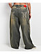 Vitriol Cyberfly Verona Petrol Wash Wide Leg Jeans - Thumbnail image 5 of 14