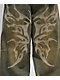 Vitriol Cyberfly Verona Petrol Wash Wide Leg Jeans - Thumbnail image 7 of 12