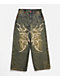 Vitriol Cyberfly Verona Petrol Wash Wide Leg Jeans - Thumbnail image 8 of 12