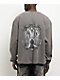Vitriol DVF Sword Charcoal Grey Thermal Long Sleeve T-Shirt - Thumbnail image 2 of 5