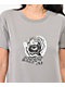 Vitriol Dark Days Grey Crop T-Shirt - Thumbnail image 2 of 3