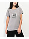 Vitriol Dark Days Grey Crop T-Shirt - Thumbnail image 1 of 3