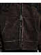 Vitriol Death Grip Brown Wash Crop Zip Hoodie - Thumbnail image 4 of 6