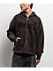 Vitriol Death Grip Brown Wash Crop Zip Hoodie - Thumbnail image 1 of 6