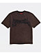 Vitriol Death Grip Distressed Brown Wash T-Shirt - Thumbnail image 4 of 4