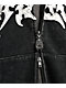 Vitriol Death Grip Studded Black Wash Crop Zip Hoodie - Thumbnail image 4 of 8