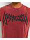 Vitriol Death Grip Studded Red Wash T-Shirt - Thumbnail image 3 of 6