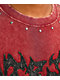 Vitriol Death Grip Studded Red Wash T-Shirt - Thumbnail image 4 of 6