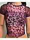 Vitriol Delphi Black & Pink Mesh Top - Thumbnail image 3 of 5