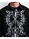 Vitriol Destroyed Denim Black Wash Long Sleeve Button Up Crop Shirt - Thumbnail image 3 of 7