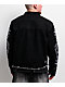Vitriol Destroyed Denim Black Wash Long Sleeve Button Up Crop Shirt - Thumbnail image 2 of 7