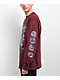 Vitriol Digital Aftermath Maroon Long Sleeve T-Shirt  - Thumbnail image 3 of 4
