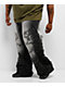 Vitriol Drained Grey Wash Ultra Wide Leg Jeans - Thumbnail image 3 of 9