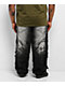 Vitriol Drained Grey Wash Ultra Wide Leg Jeans - Thumbnail image 4 of 9