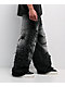 Vitriol Drained Grey Wash Ultra Wide Leg Jeans - Thumbnail image 8 of 9