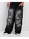 Vitriol Drained Grey Wash Ultra Wide Leg Jeans - Thumbnail image 1 of 9
