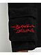 Vitriol Drained Ultra Wide Strap Cargo Black Shorts - Thumbnail image 3 of 7