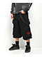 Vitriol Drained Ultra Wide Strap Cargo Black Shorts - Thumbnail image 1 of 7