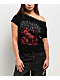 Vitriol Dylan Black Scoop Neck Crop T-Shirt - Thumbnail image 1 of 4