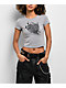 Vitriol Emo Valentine Grey T-Shirt - Thumbnail image 1 of 3