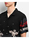Vitriol Eternal Black Woven Short Sleeve Button Up Shirt - Thumbnail image 3 of 4