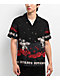 Vitriol Eternal Black Woven Short Sleeve Button Up Shirt - Thumbnail image 1 of 4