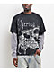Vitriol Feral Friends Black Wash & Grey 2fer Long Sleeve T-Shirt - Thumbnail image 1 of 5
